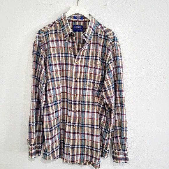 Pendleton Other - Pendleton Plaid Long Sleeve Button-up Shirt SZ L